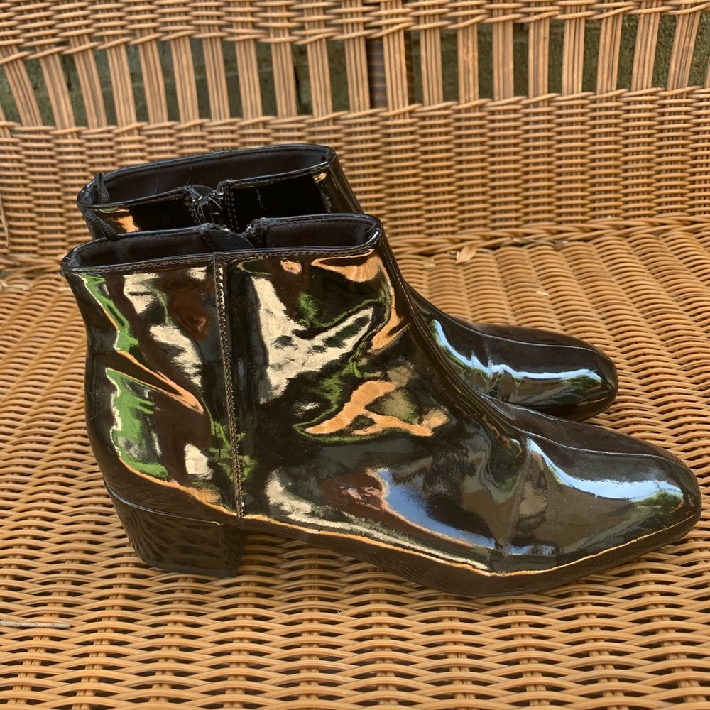 Black ankle boots